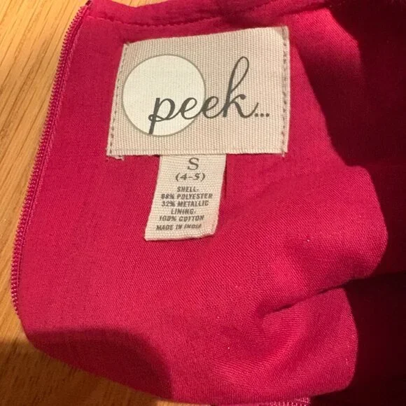 Peek brocade girls' party dresses